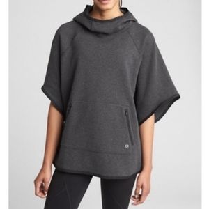COPY - GapFit Oversized Poncho Hoodie Black XS/S …